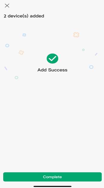 Alt text: Initialization complete page.