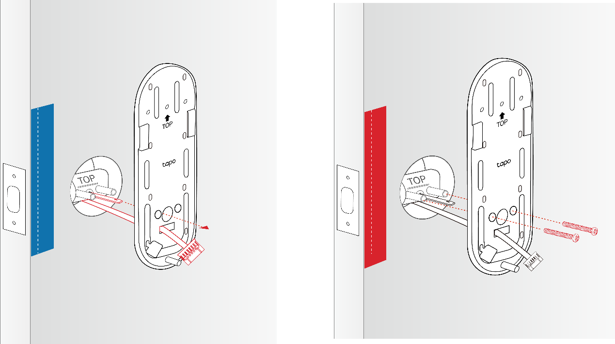 How to install the mounting plate.