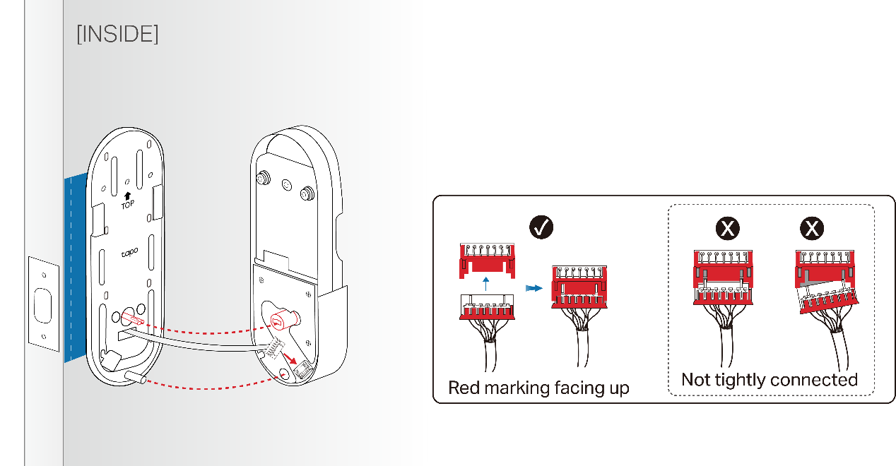 How to connect the cable.