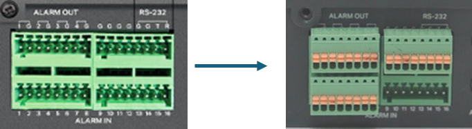 Show terminal blocks.
