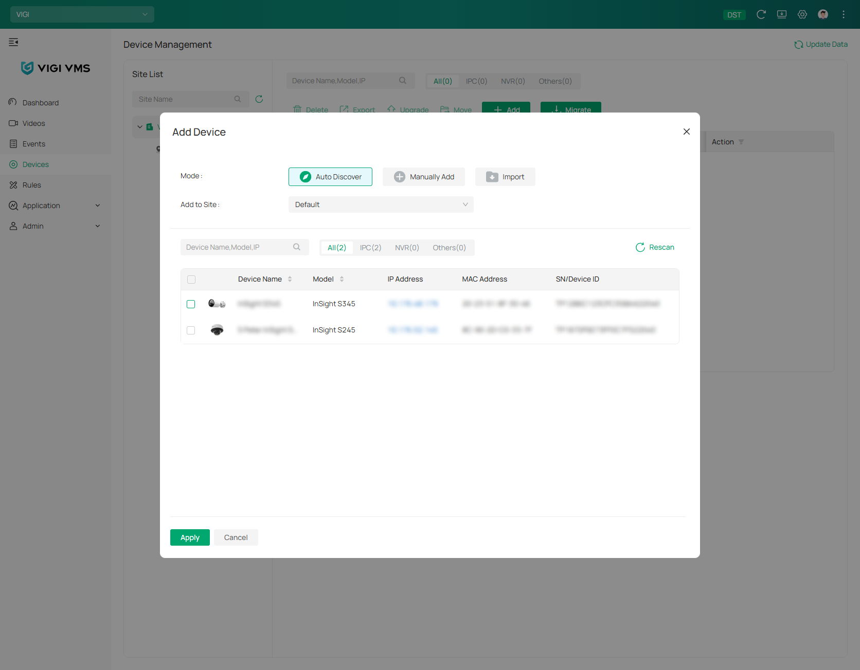 Show how to find Auto discover.