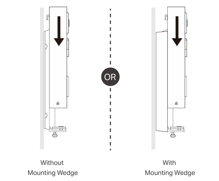 Install the doorbell to the bracket.