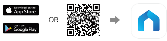 Scan QR code to downlod Tapo app.