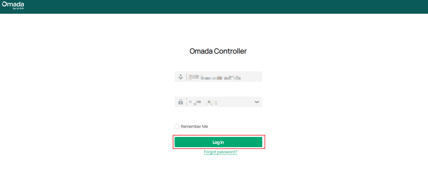alt text: the login page of software and hardware controller.