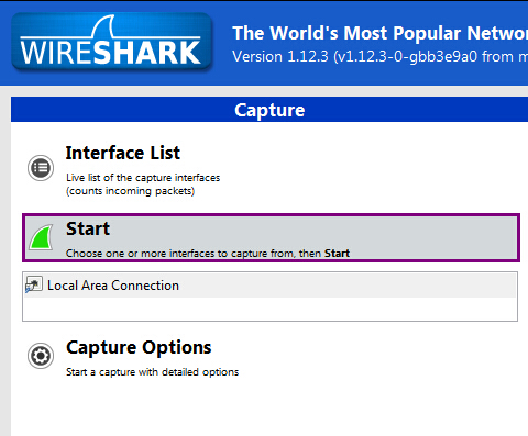 Wireshark.
