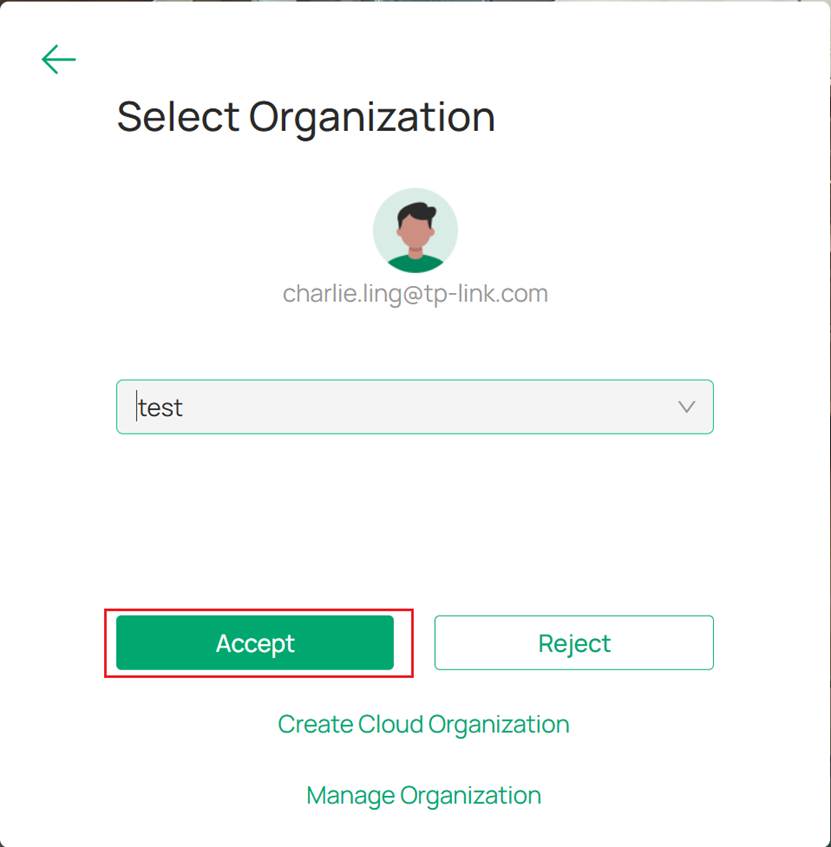 Accept invitation.