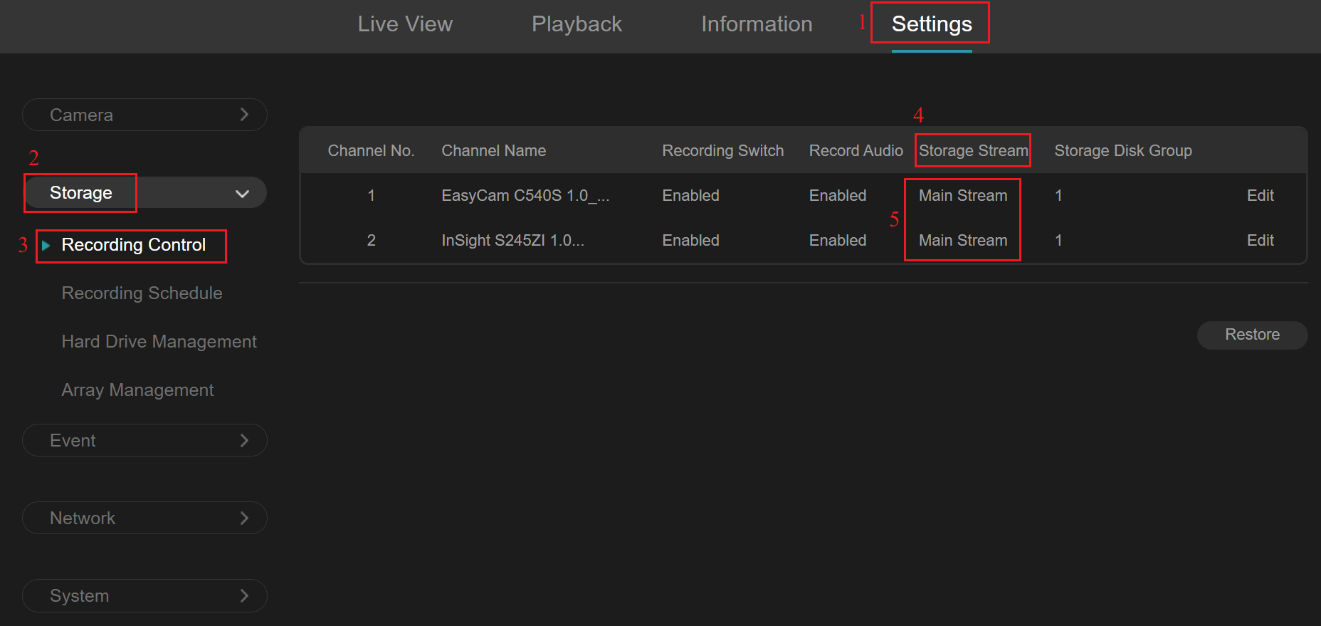 Alt text: Check playback stream type