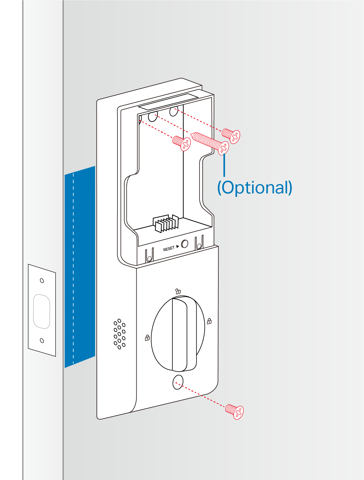 Insert the battery and replace the battery cover.