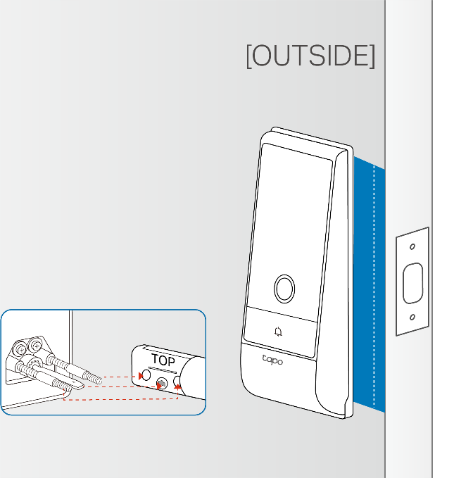 Install the exterior assembly.