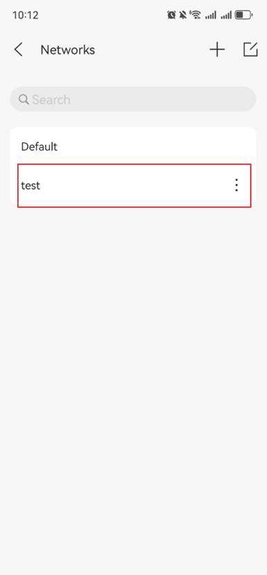 Verify the network you just created.