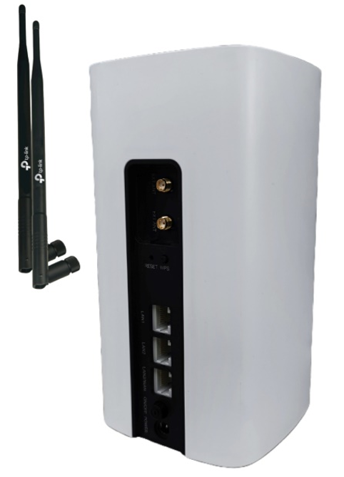 Diagram for connecting an external antenna.