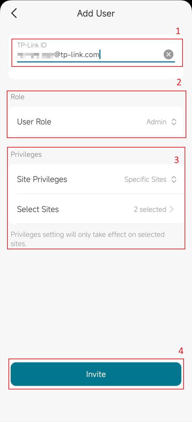 Display the configuration page of user management.