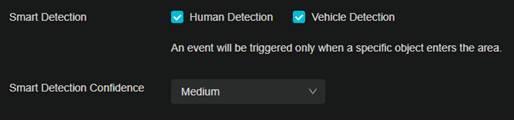 Human-vehicle filtering and the confidence option.