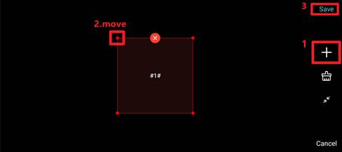 The way APP draws the detection area.