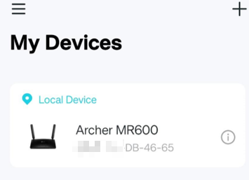 My devices page.