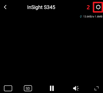 Alt test: location for more settings.