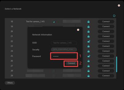Steps for connecting to Wi-Fi.