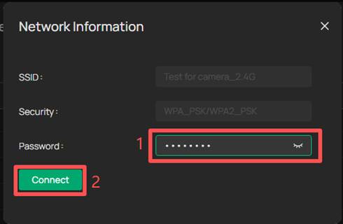 Steps for connecting to wifi.