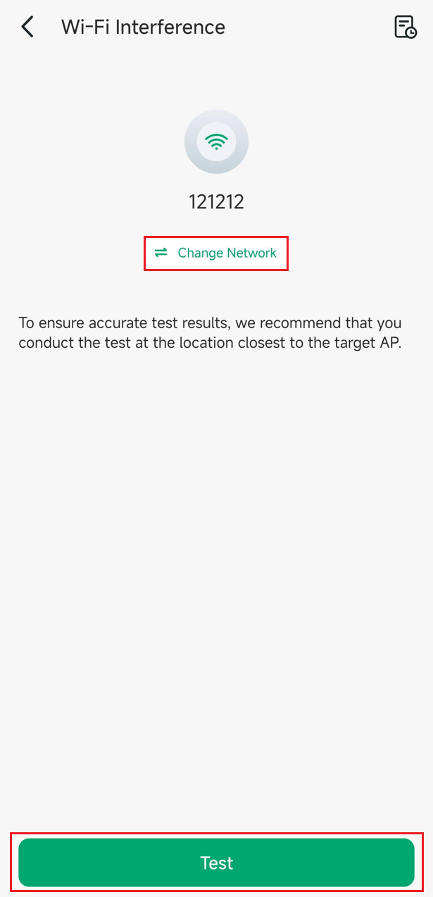 Wi-Fi Interference page.
