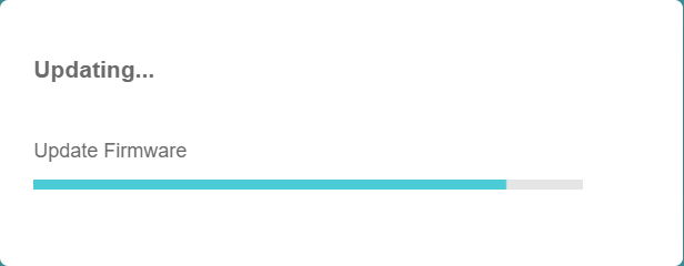 Updating process bar.