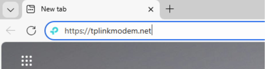URL shows https://tplinkmodem.net.