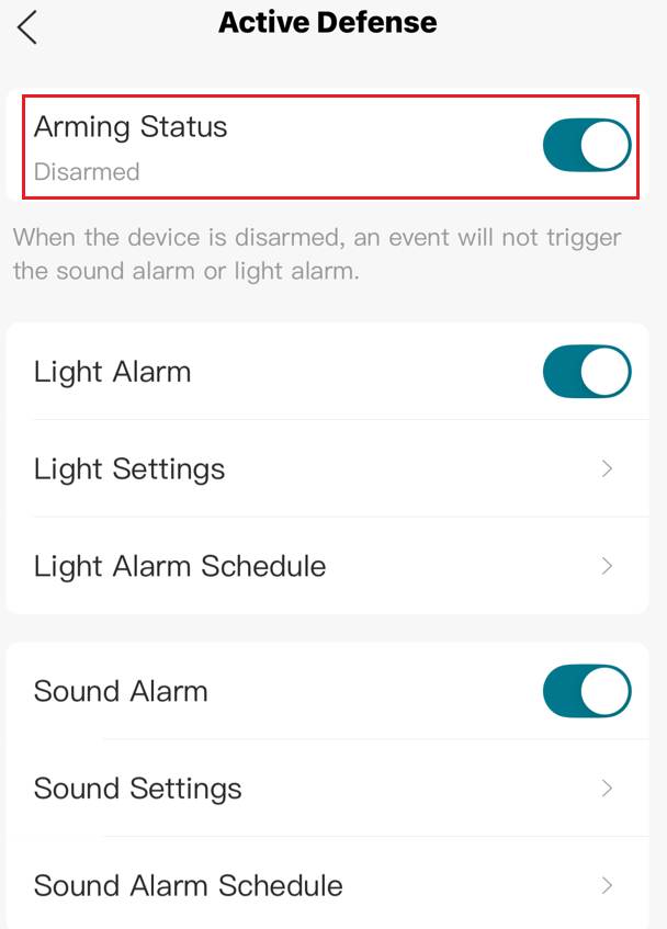 Active defense is enabled.