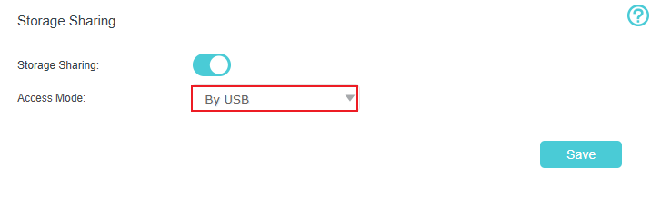 Select By USB in Access Mode