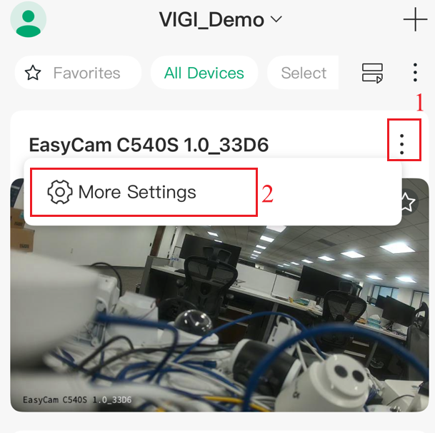 Enter the IPC settings page.