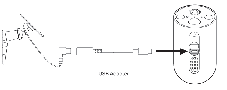 Connect solar panel A201 to the C425 V1.