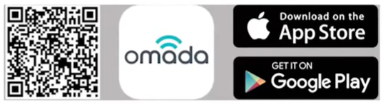 Use the QR code to download the Omada App.