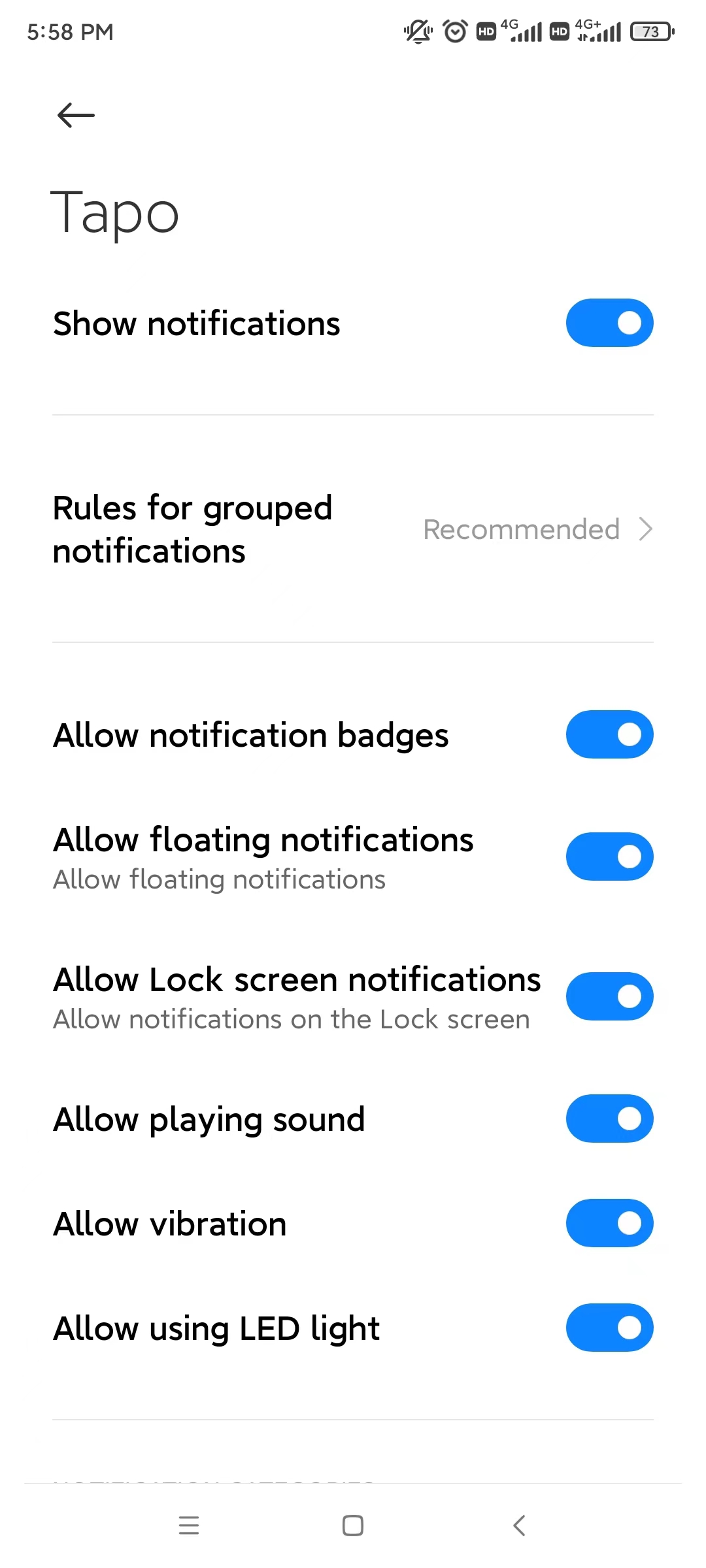 Enable show notifications.