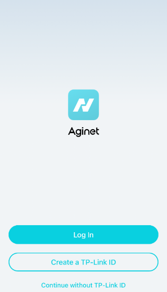 Log in with TP-Link ID or hit Continue without TP-Link ID.