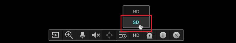 Change HD to SD