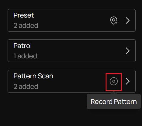 Click the record pattern.