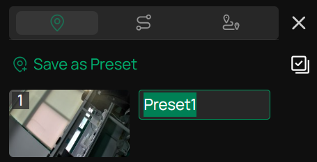 Name the preset.