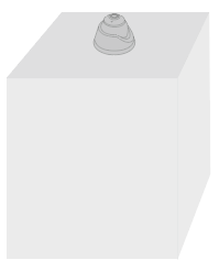 The camera is placed flat on somewhere.