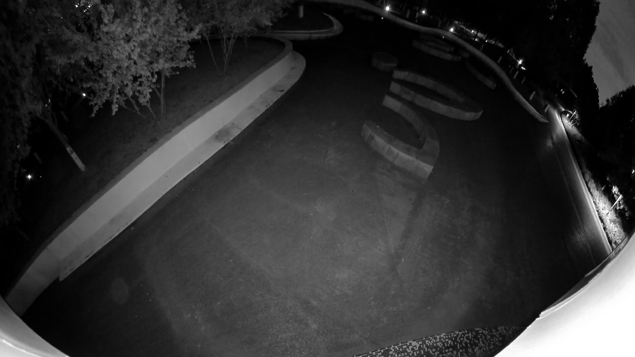 The image appears darker.