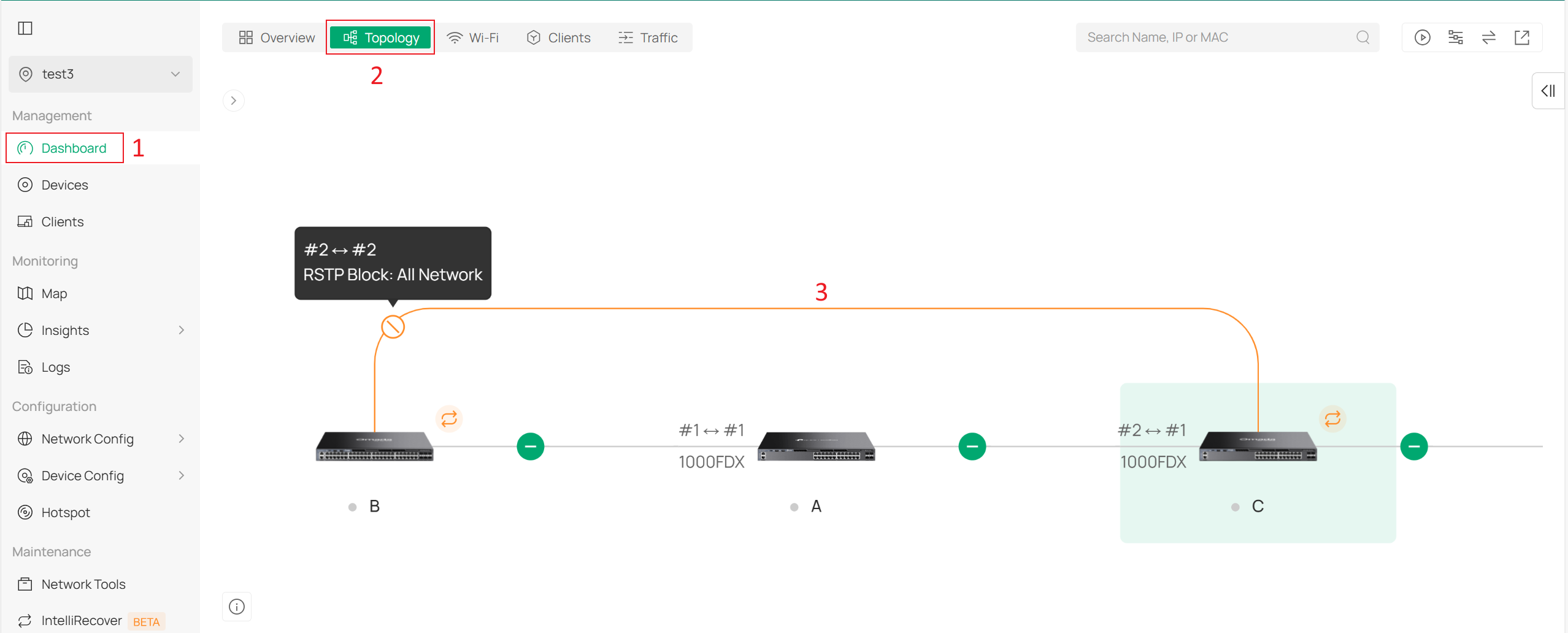 Topology after convergence is complete.