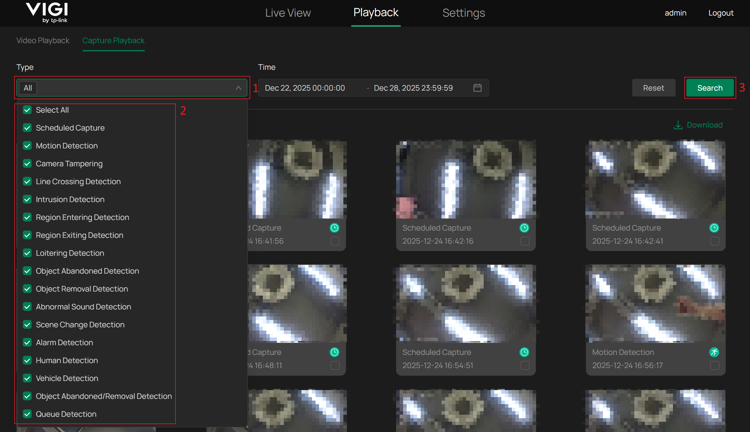 Search images by Type.