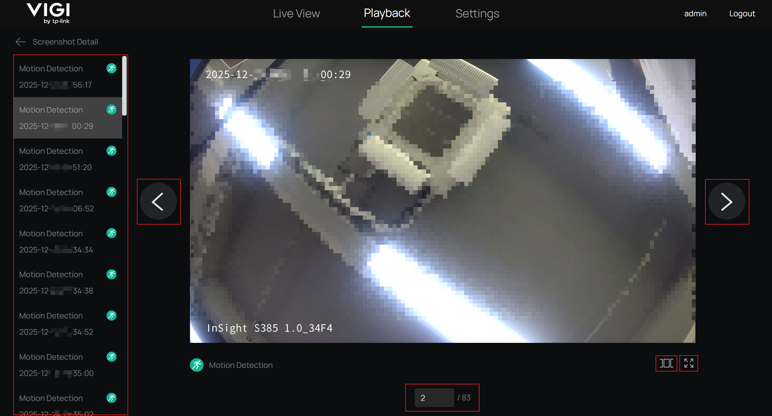 Switch images in Screenshot Detail, enable Auto Carousel, and enter Full Screen mode.
