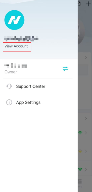 The View Account position.
