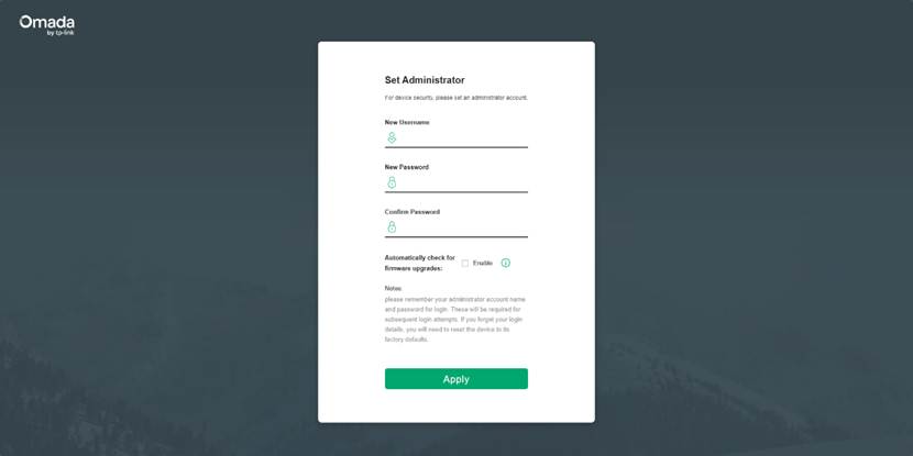 Show switch setup wizard.
