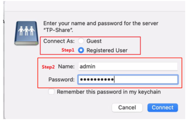 Login with Username and Password.