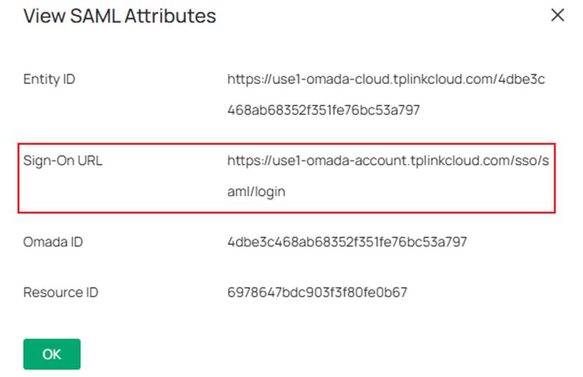Check Sign-On URL from Controller’s SAML Attributes.