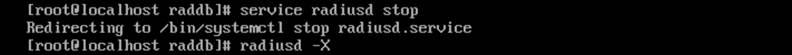 Restart FreeRADIUS to ensure that the configuration takes effect.