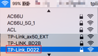 Choose your Wi-Fi network.