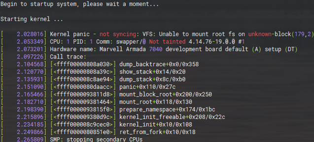 Show the console output when usrmlg damaged