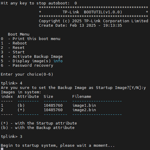Show the console output during USB flash disk image fix