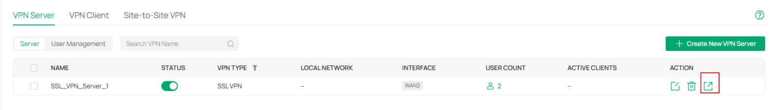 Show the location of the export button.