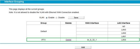 Interface grouping added.